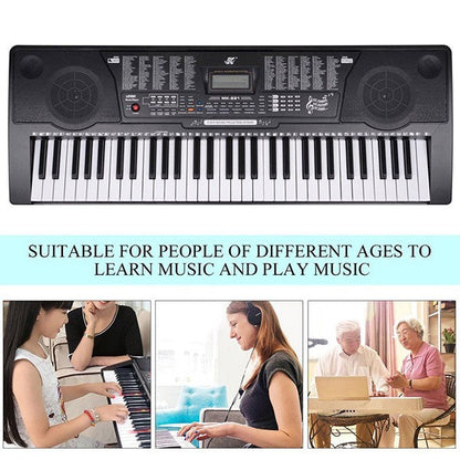 Electronic Keyboard Piano and Piano Stand