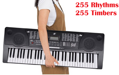 Electronic Piano Keyboard Piano with Stand Headphone and Stool