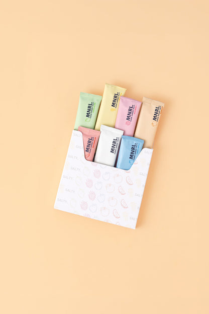 Bundle: DayTrip Mini Bag + MNRL. Replenish Sample Pack