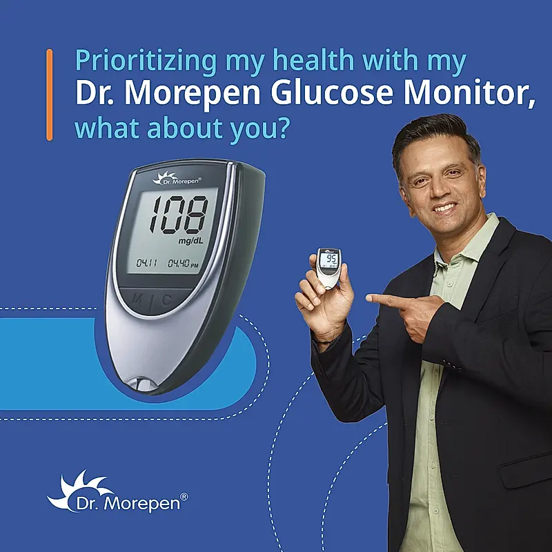 Dr. Morepen Blood Glucose Meter with 50 Strips