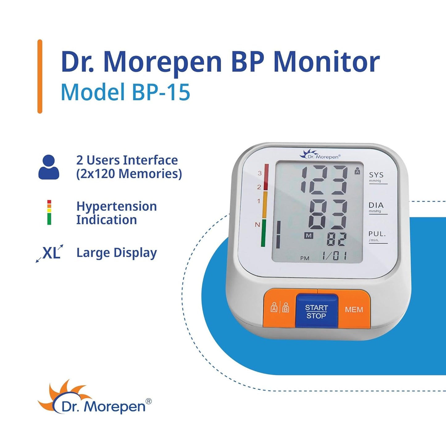 Dr. Morepen BP-15 Blood Pressure Monitor