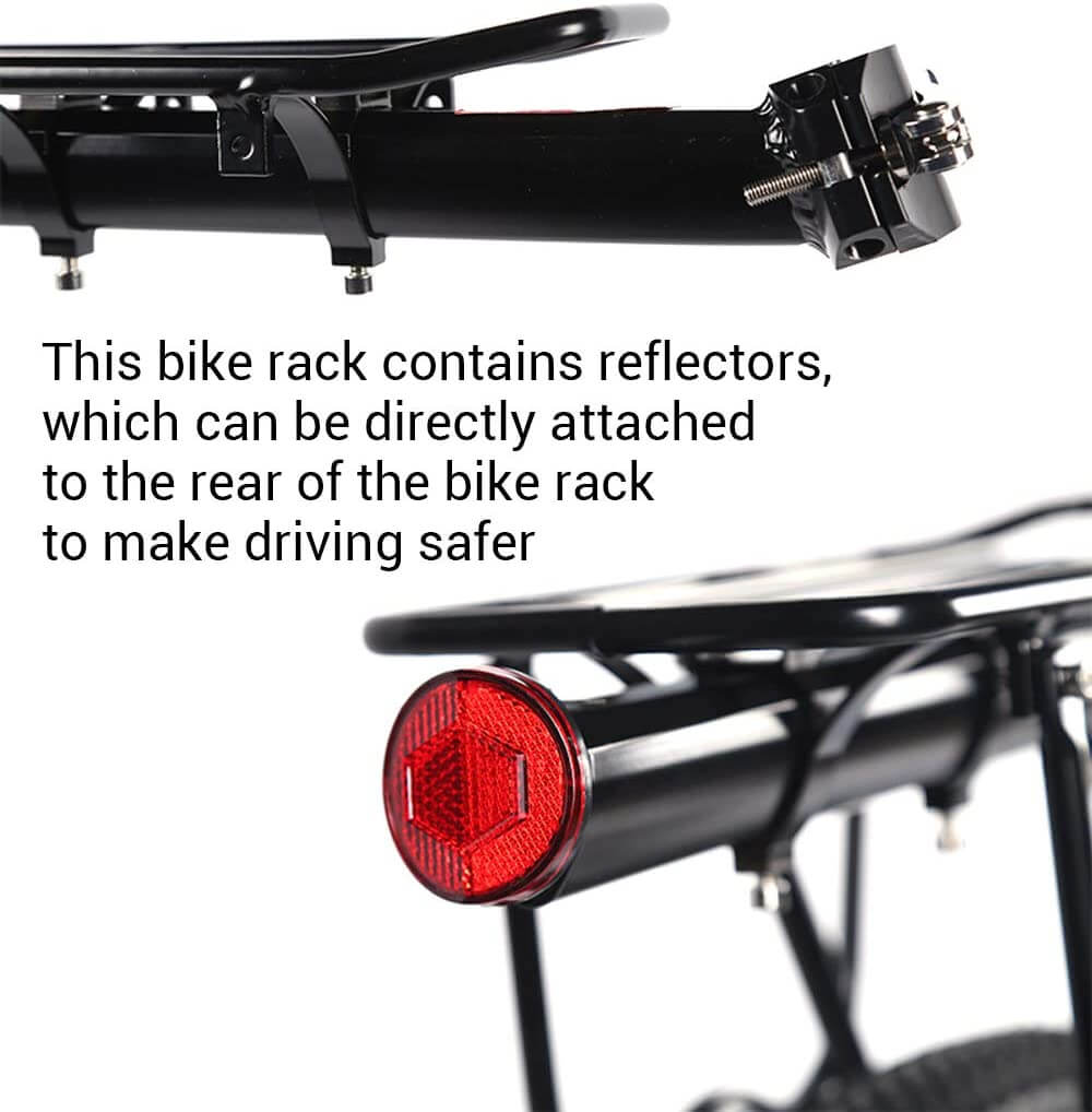 rear frame mounted bike rack