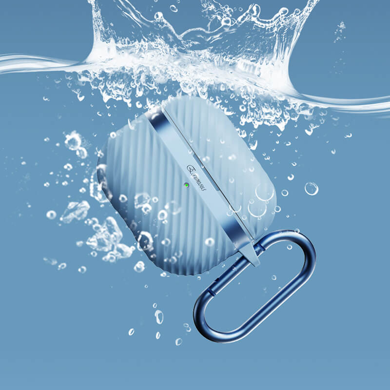 Coteci Aurora Full Protection with Metal Hook Compatible with AirPods 4 Case MS-032