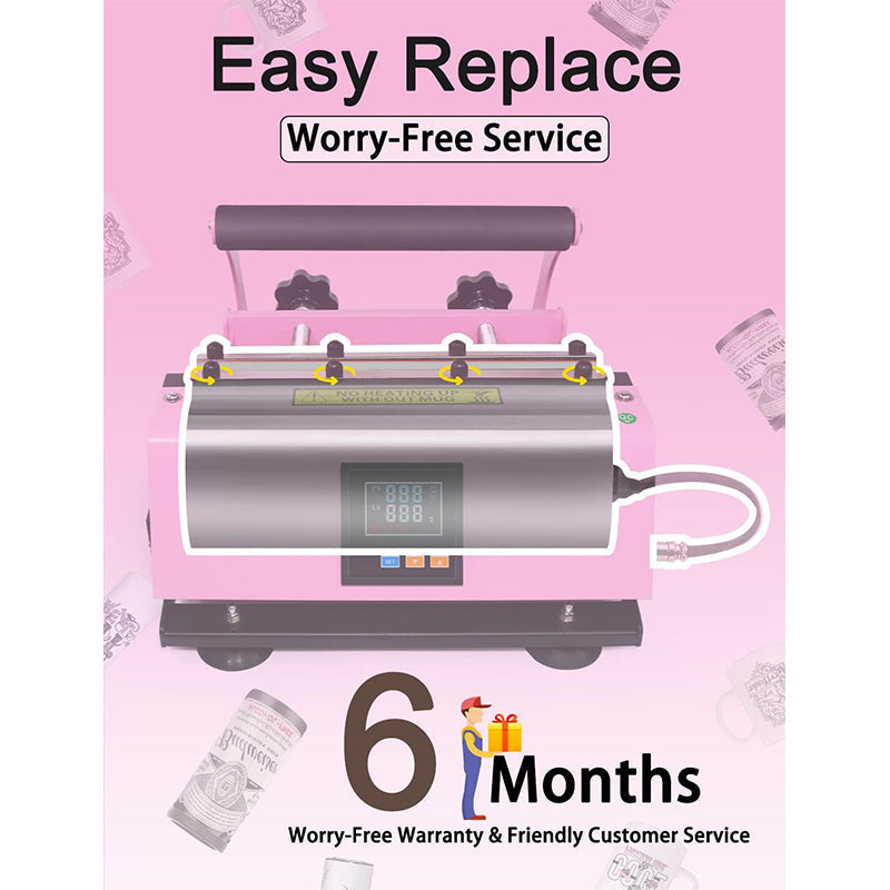 lcd control heat press