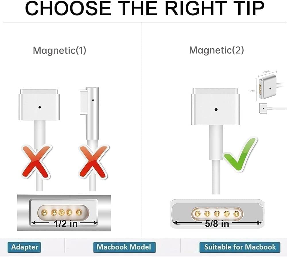 Macbook Pro Replacement Magsafe 2 Charger 85W