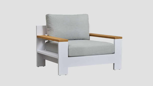 MACKENZIE ALU SINGLE SOFA