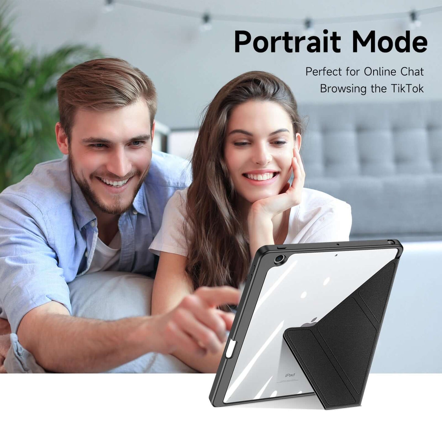iPad 10.2 7th 8th 9th Smart Case with Pencil Holder