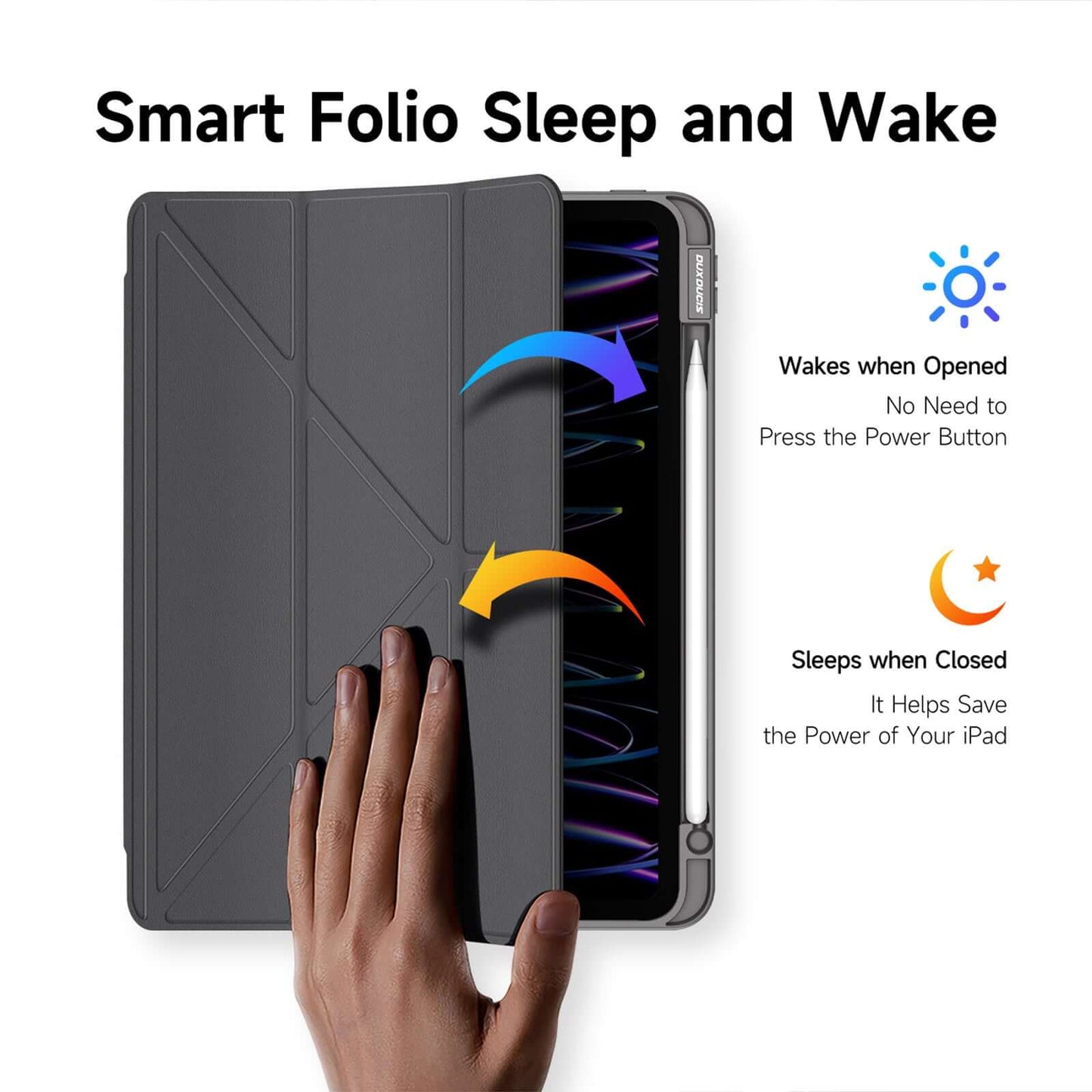 iPad Pro 11" 2022 2021 2020 Smart Flip Multi Stand Case