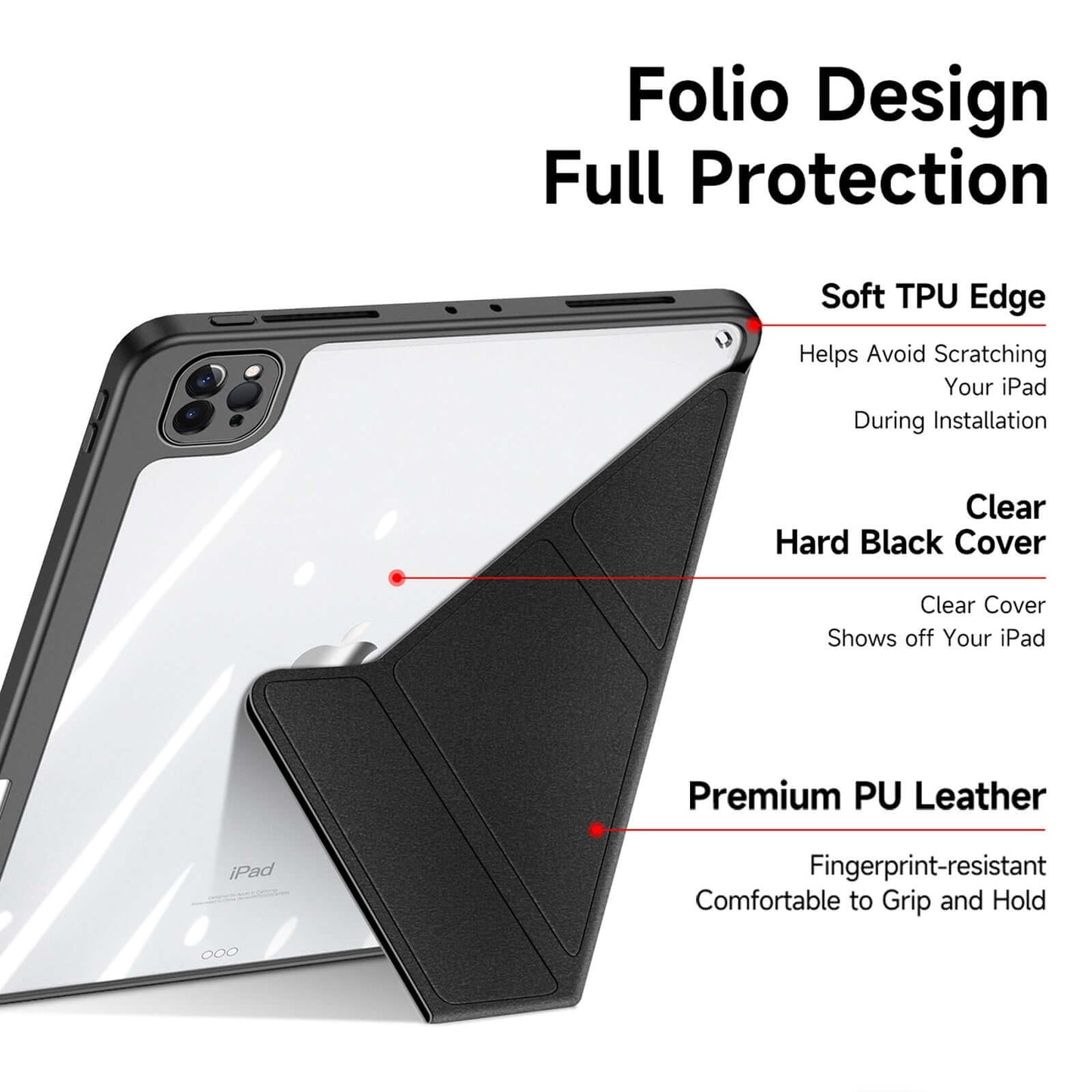 iPad Pro 12.9" 2022 2021 2020/ Air 13 Smart Case with Magic Stand
