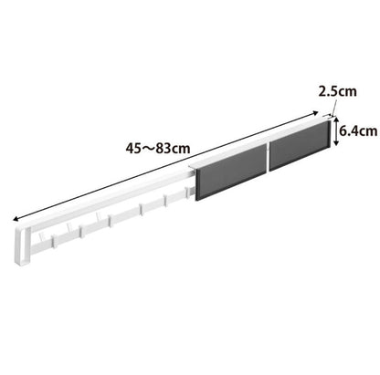 Retractable magnetic clip hook