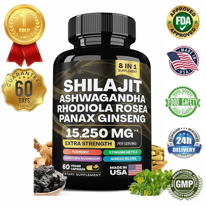 Shilajit 60 Capsules Vitality Support