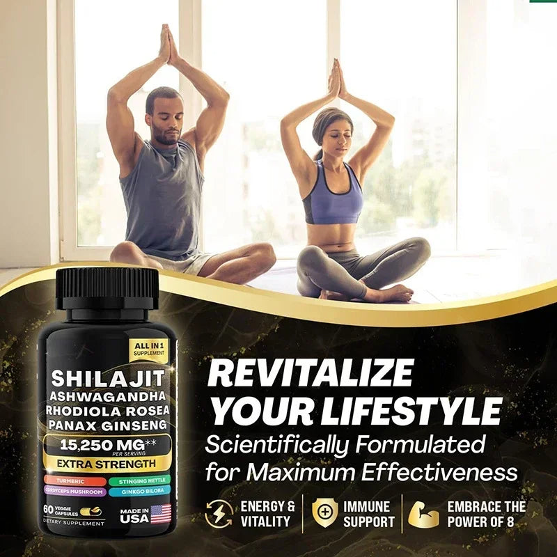 Shilajit 60 Capsules Vitality Support