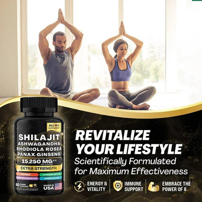 Shilajit 60 Capsules Vitality Support