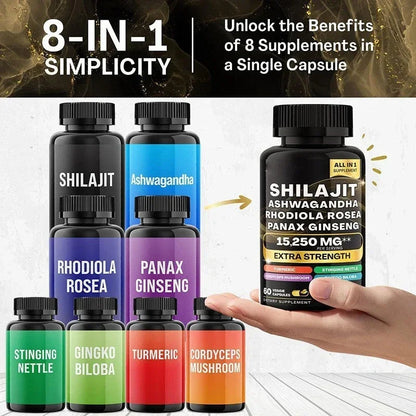 Shilajit 60 Capsules Vitality Support