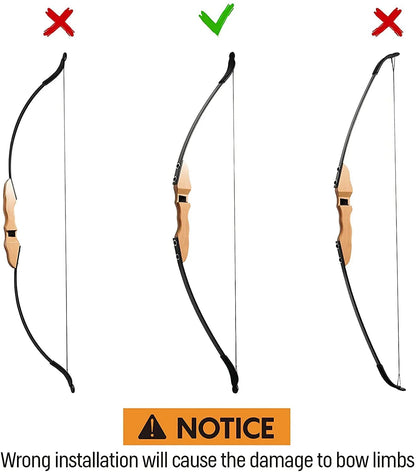 40lbs Archery Hunting Recurve Bow (Wood)