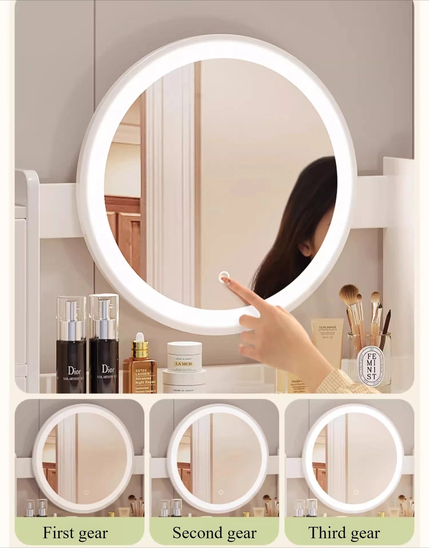 Makeup Vanity Dressing Table LED Mirror