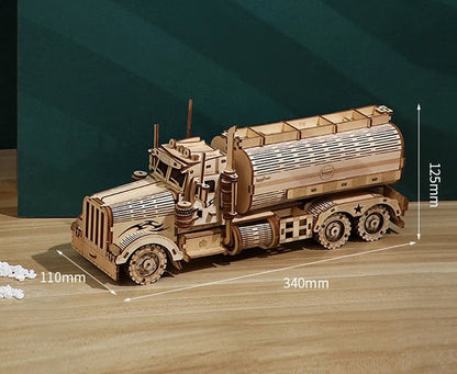 Large 3D Wooden Puzzles Truck Model Kits, Brainteaser and Puzzle for Christmas/Birthday,Gifts for Adults and Teens
