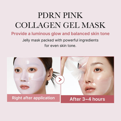 Medicube PDRN Pink Collagen Gel Mask - 4 Pack