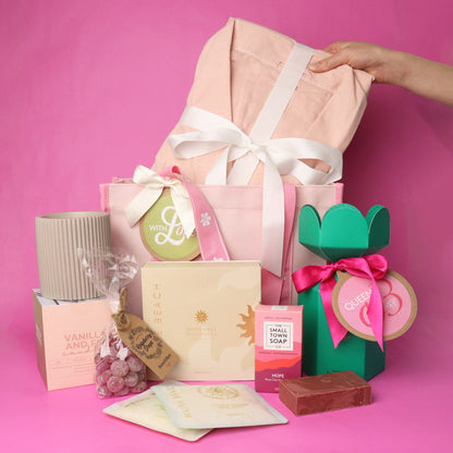 Large gift hamper tote bag