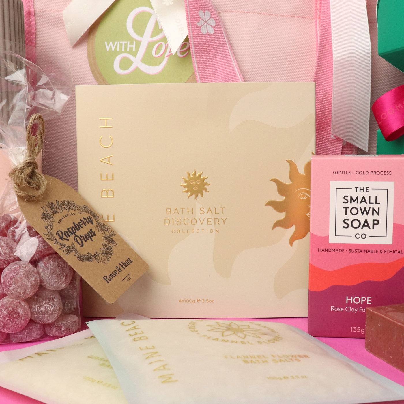 Large gift hamper tote bag
