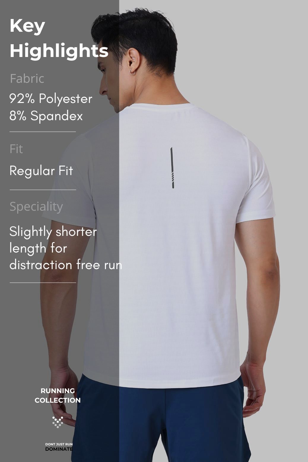 Ember Running T-shirt White
