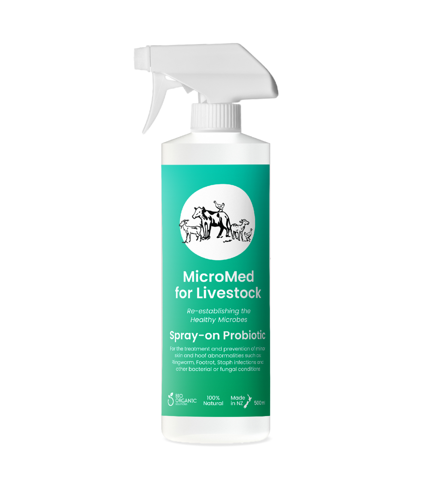 MicroMed for Livestock Acute Care – 4 x 500ml Bundle