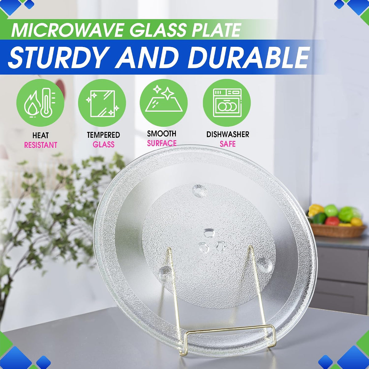 Microwave Turntable Glass Plate