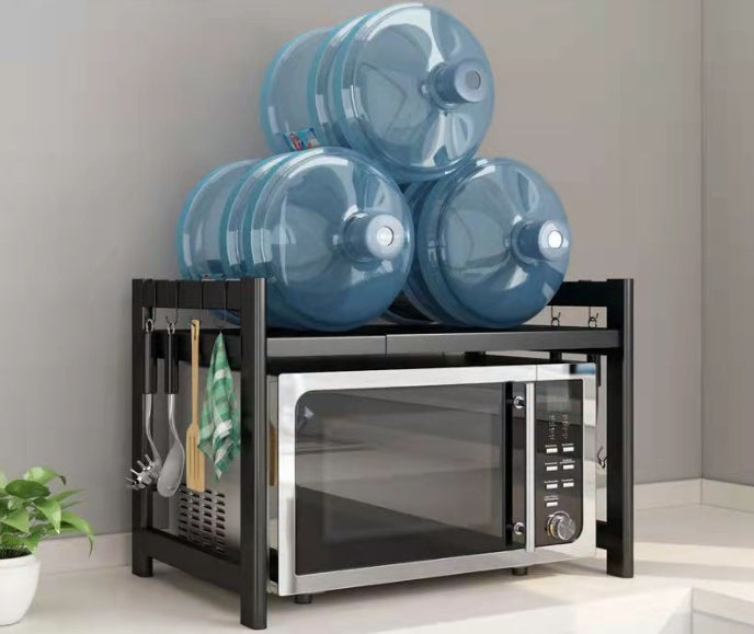 Kitchen Adjustable Standing Shelving Rack, Multi-Layer Storage Organizer