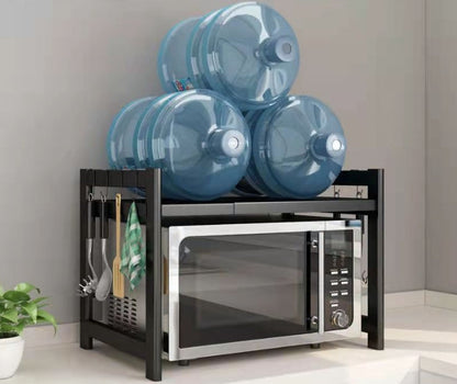 Kitchen Adjustable Standing Shelving Rack, Multi-Layer Storage Organizer