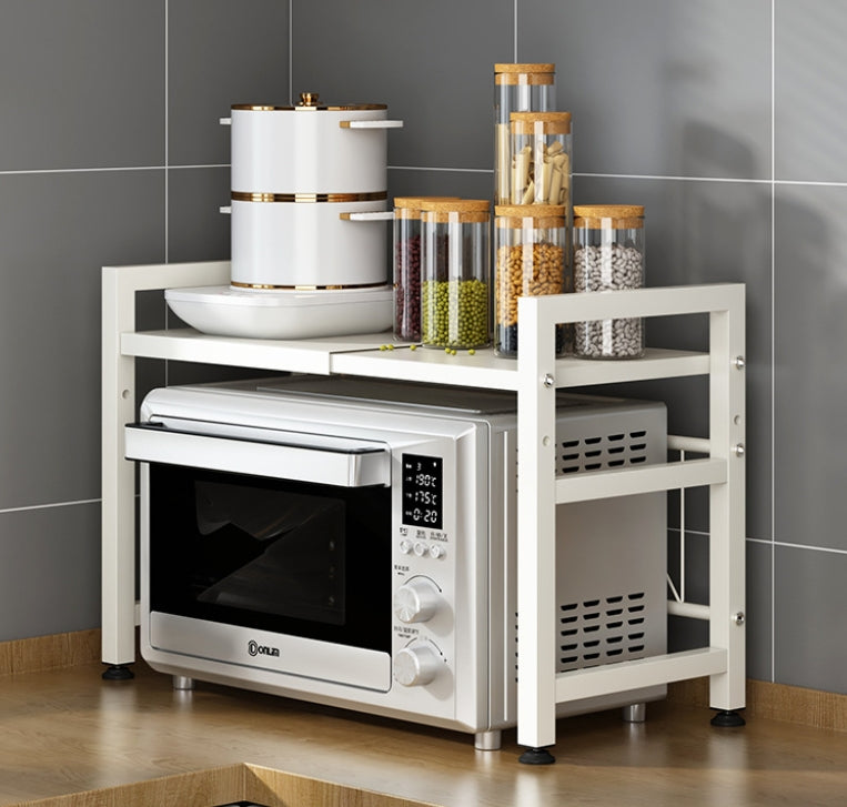 Kitchen Adjustable Standing Shelving Rack, Multi-Layer Storage Organizer