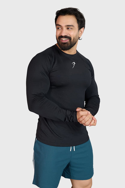 Midnight Fullsleeves T-shirt Black