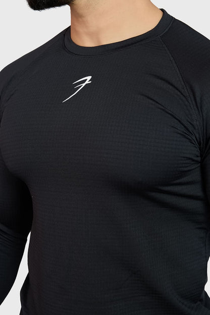 Midnight Fullsleeves T-shirt Black