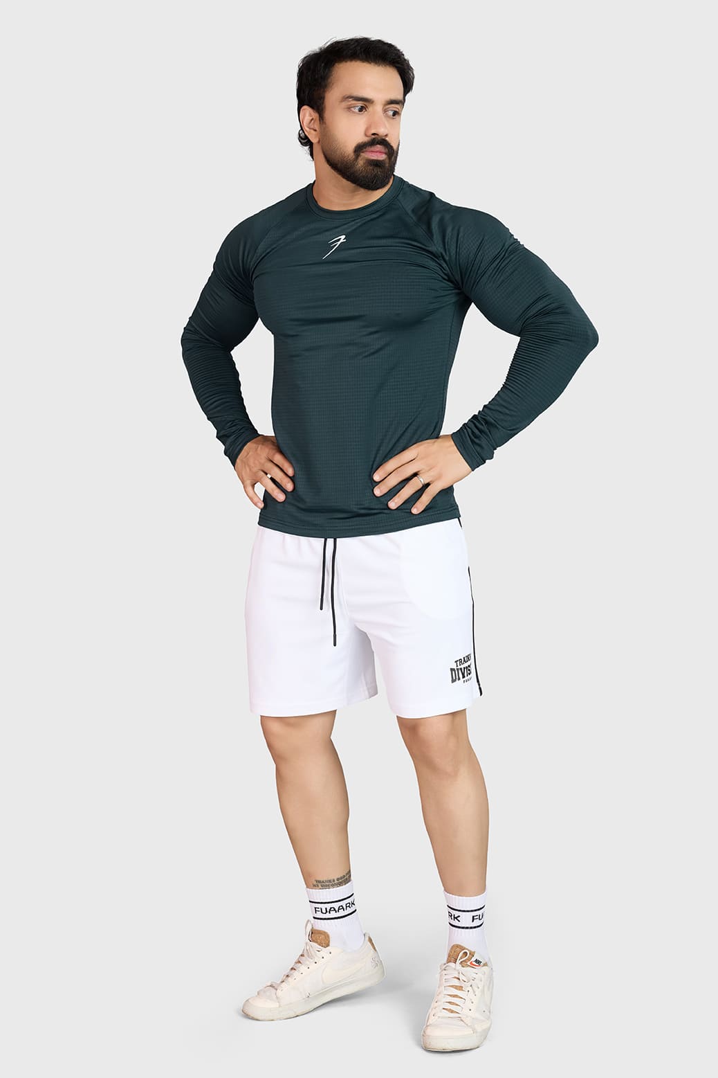 Midnight Fullsleeves T-shirt Sea Green