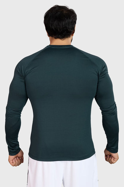 Midnight Fullsleeves T-shirt Sea Green