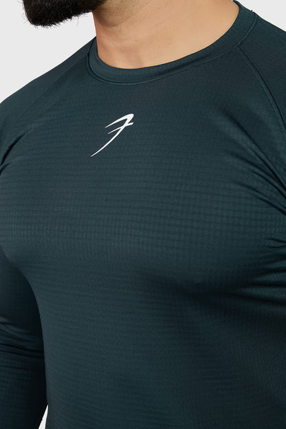 Midnight Fullsleeves T-shirt Sea Green