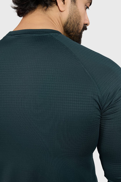 Midnight Fullsleeves T-shirt Sea Green