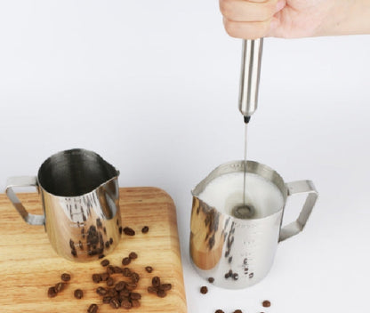 Stainless Steel Double Layer Milk Frother Home Milk Frother Handheld
