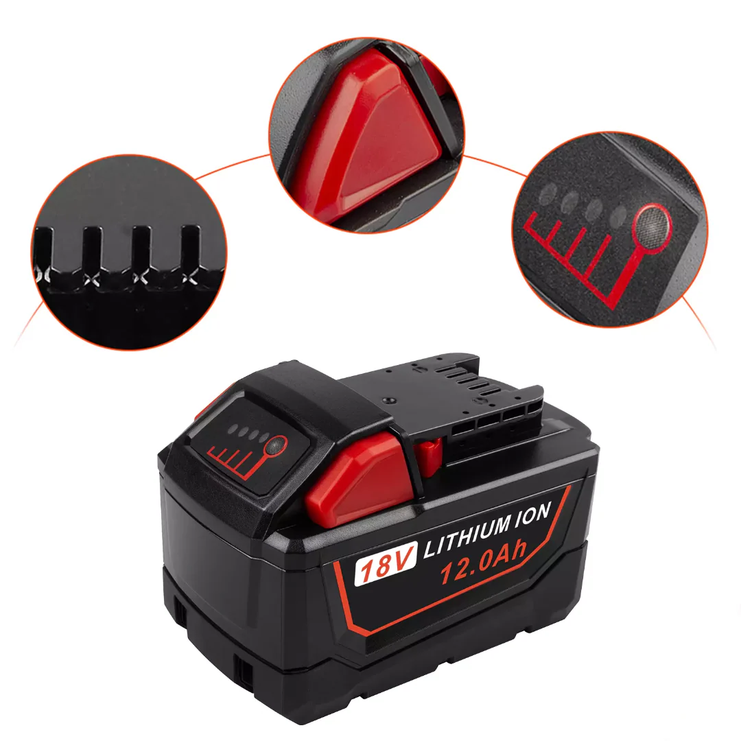 Replacement Milwaukee Battery M18 18V 12Ah Battery