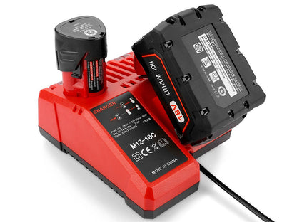 Compatible Replacement Milwaukee 18V 4AH Battery with Milwaukee Battery Charger