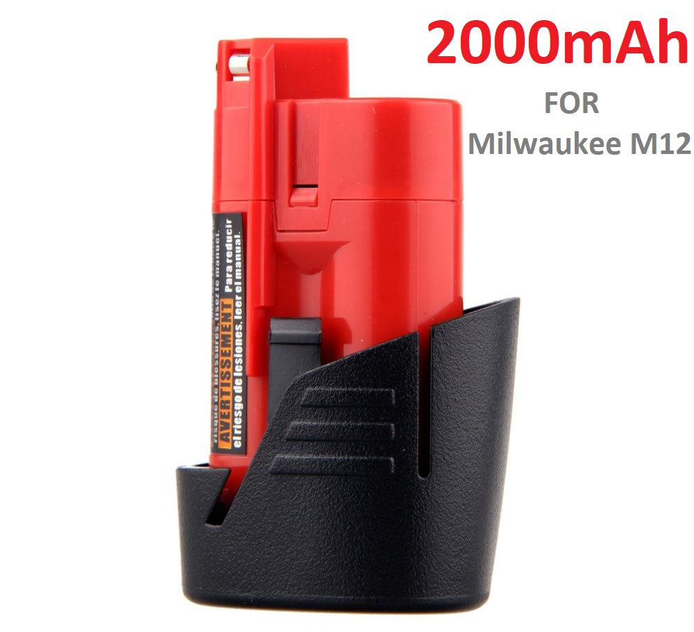 Compatible Replacement Milwaukee M12 12V 2AH Battery  Battery