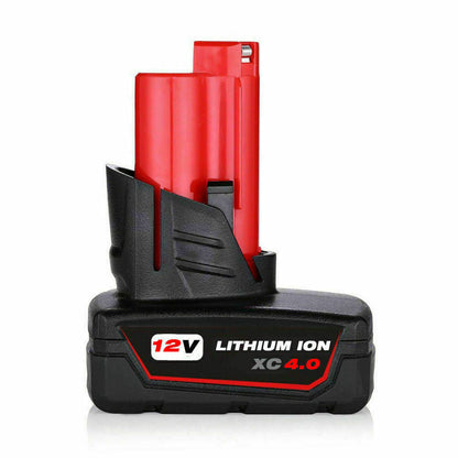 Compatible Replacement Milwaukee Battery M12 12V 4Ah Battery