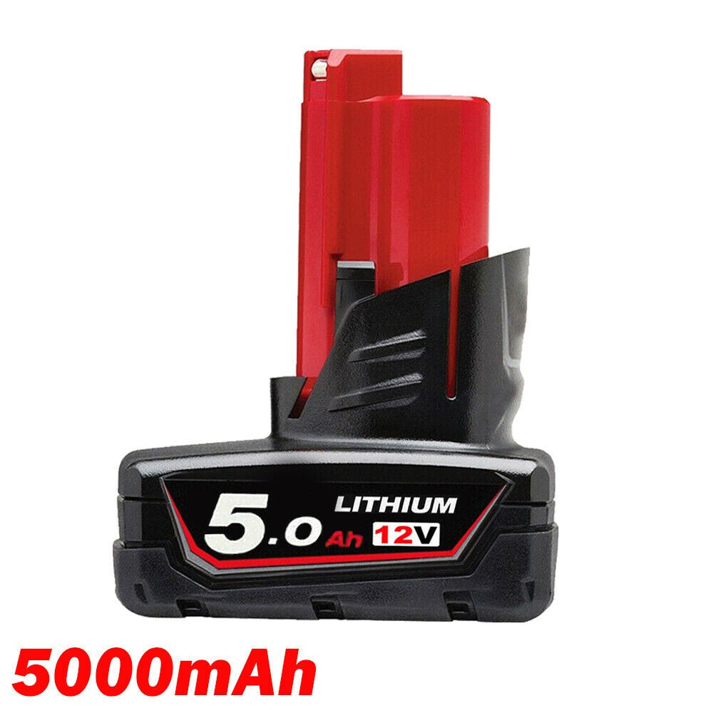 Compatible Replacement Milwaukee Battery M12 12V 5Ah Battery