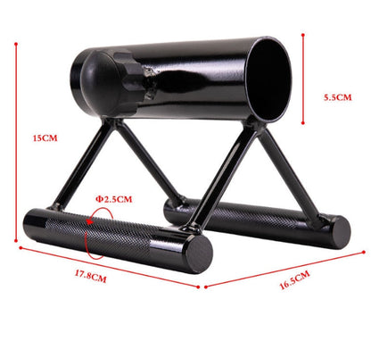 V Bar Attachment for Row Machine Barbell, LAT Pulldown Attachment