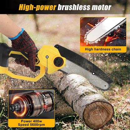 Mini Chain saw Cordless Power Chain Saws 6"