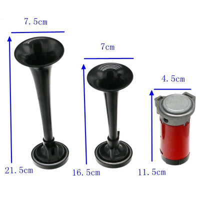 Dual Air Horn 12V Dixie Hazzard Horn Set Super Loud Car Horns