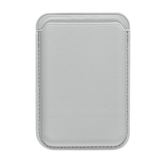 Mobie Back Stick Leather Magnetic Wallet Card Bag Holder