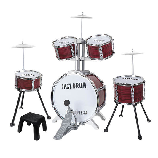 Mobie Educational Instrument Durable Toy Jazz Drum Set for Kids Ages 3-8