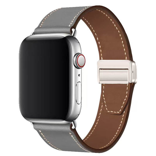 Mobie Full-Grain Cowhide Apple Watch Band with Magnetic Fold Clasp 38/40/41mm