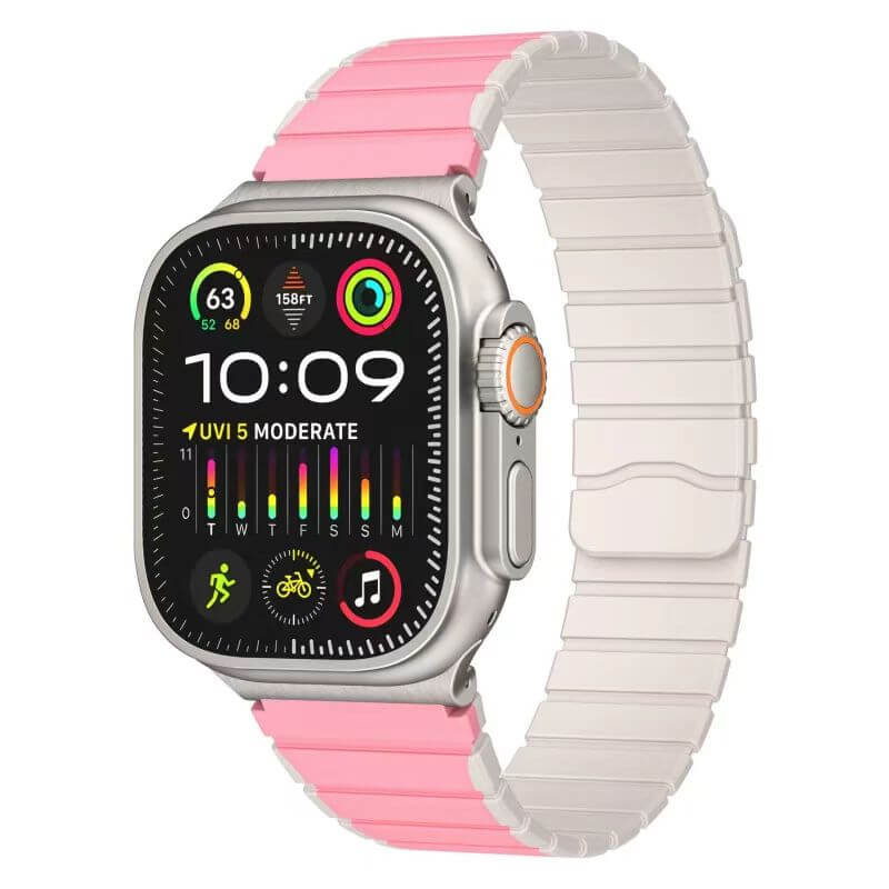 Mobie Neonova Series Magnetic Closure Silicone Watch Band 20mm