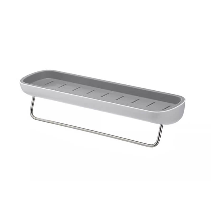 Mobie No Drill Bathroom Shelf Drainage Rack Towel Holder E1923